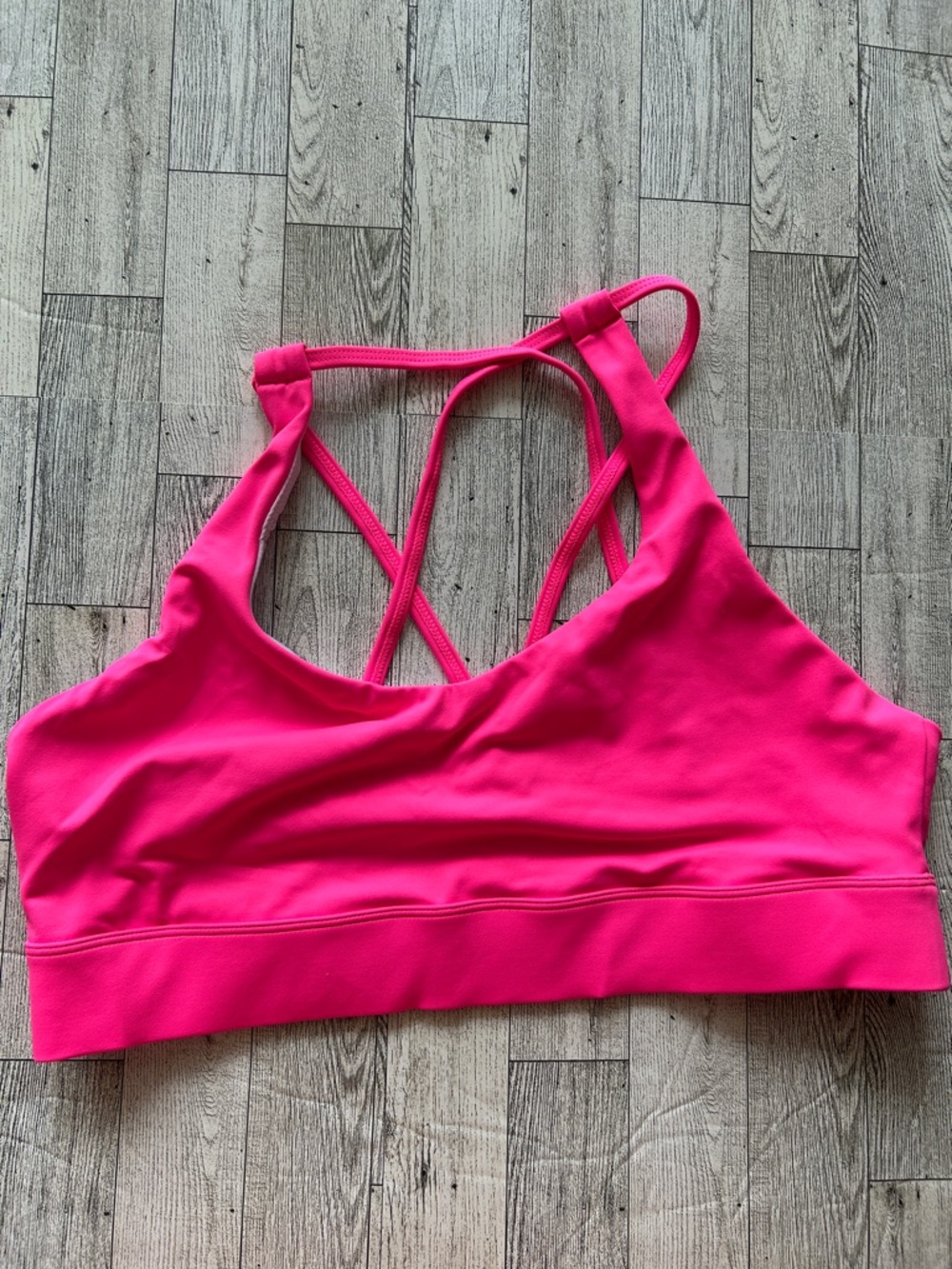 Zyia pink light n tight sports bra XXXL
